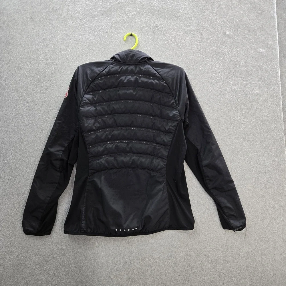 Stanford Cardinal Women Jacket L Black Nike Logo Aeroloft 800‎ Down Puffer